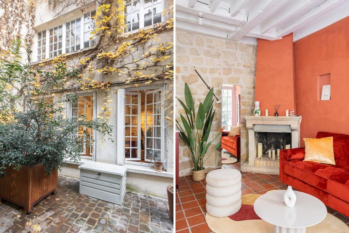 Parisian Duplex In Marais With Sauna Exterior foto
